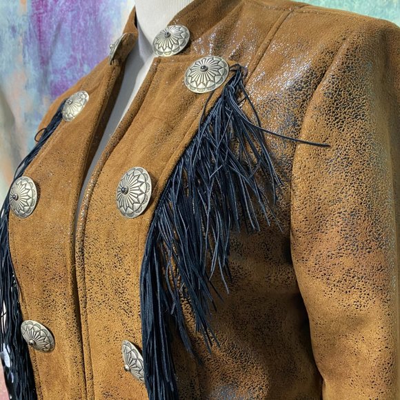 NWT📌CR RanchWear Show Stopper Faux Leather Jacket - Picture 7 of 16